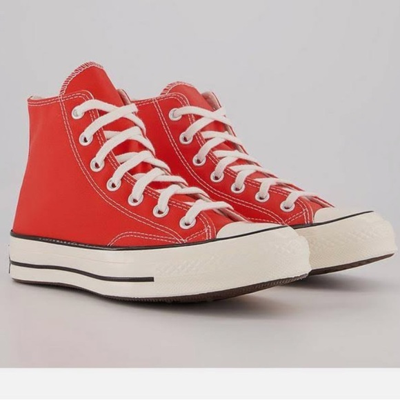 NWT Converse Chuck 70 High Tops in Torch Red - Picture 1 of 5